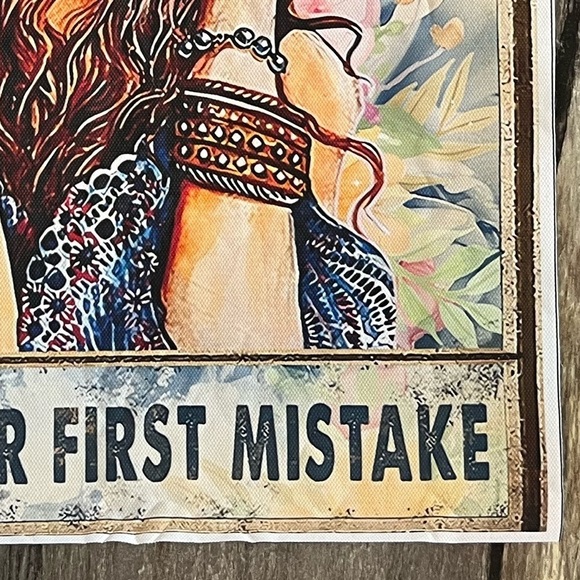 Canvas Boho Hippie Wall Art Decor Unframed Picture 12”x16” - Picture 8 of 11